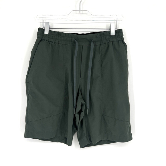 Lululemon Bowline Short Mens S Green Athleisure Workout Gym 8" Inseam